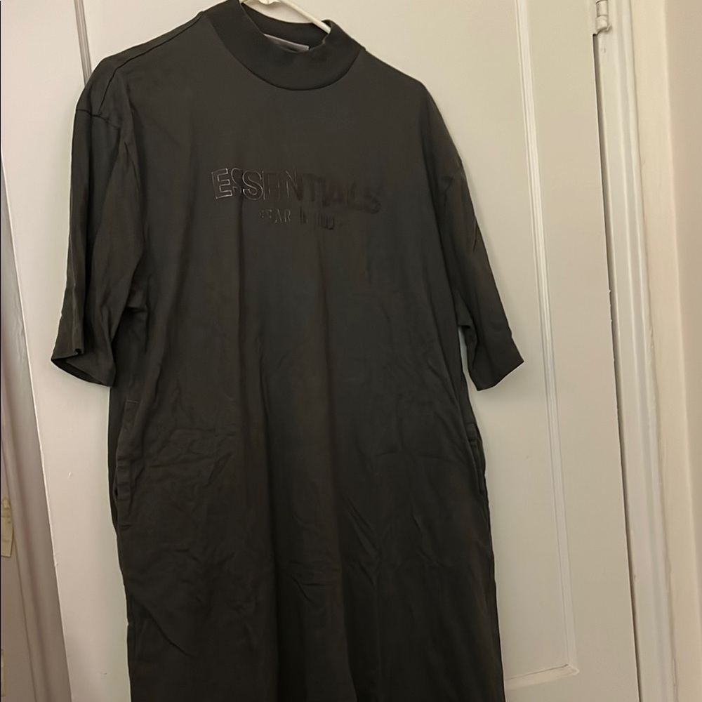 Essentials midi dress with pockets size: S